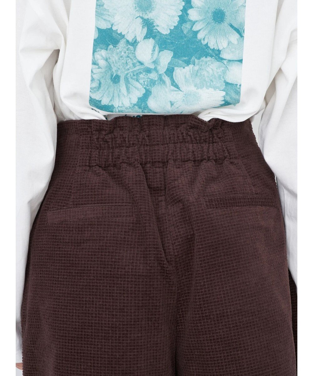 earth music&ecology ワッフルコーデュロイショートパンツ 