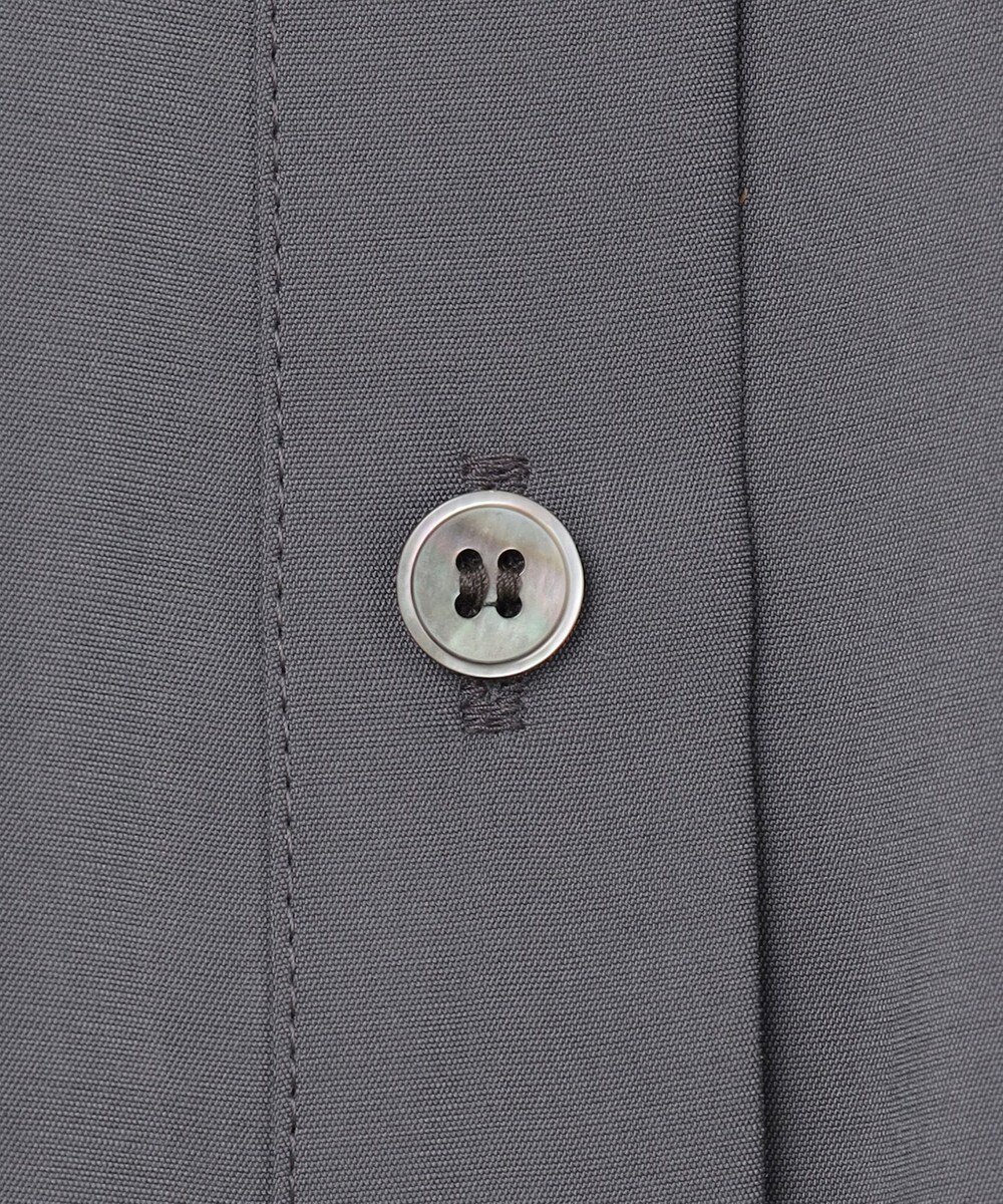 組曲 バウンディングシャーティング バンドカラーフリル ブラウス 