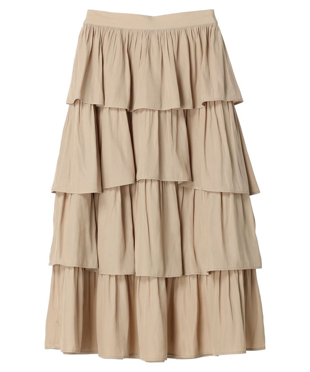 earth music&ecology フリルティアードスカート 