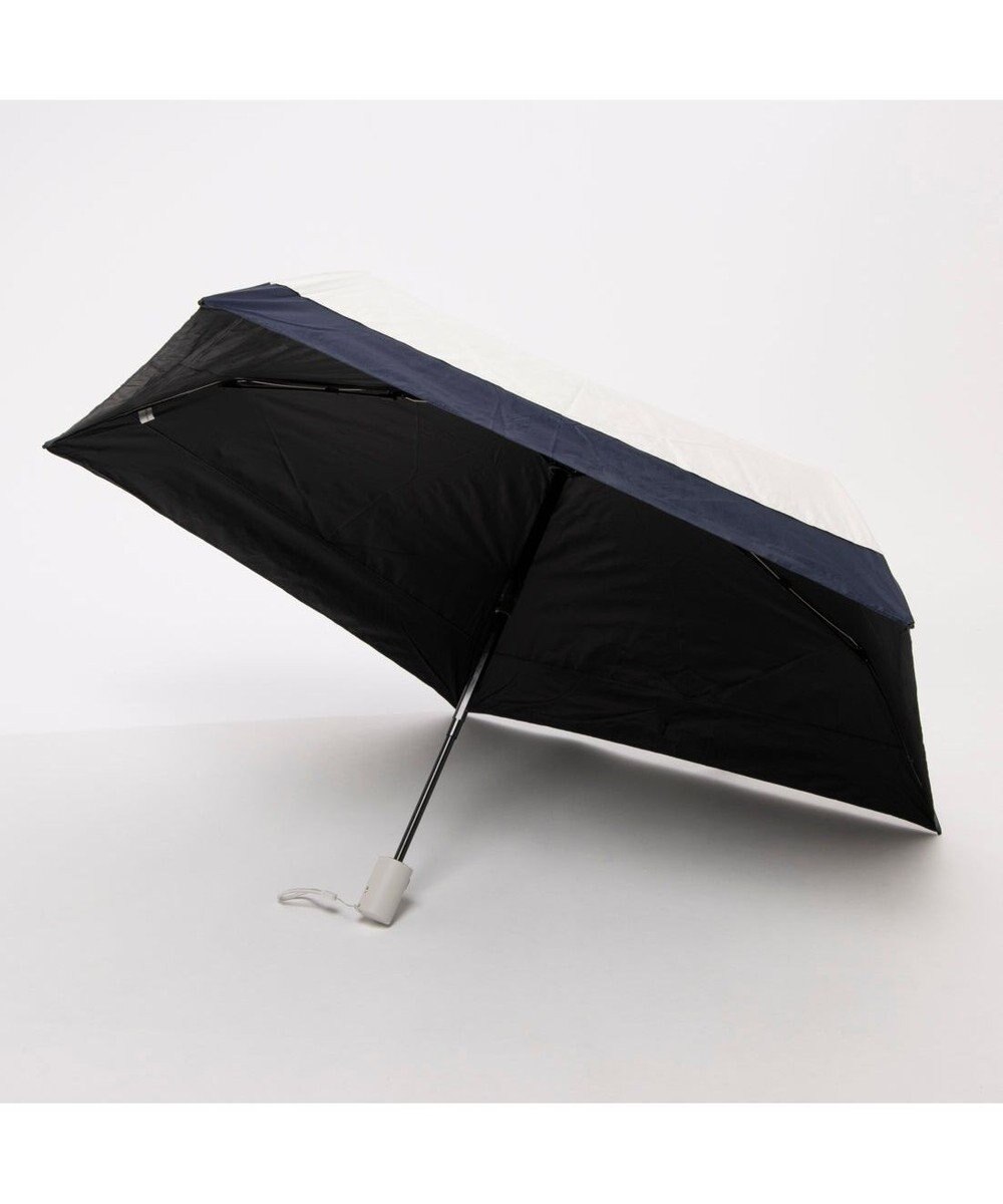 UNBILLION カシュネ cachenez / PU軽量バイカラー自動開閉3段折りたたみ傘 