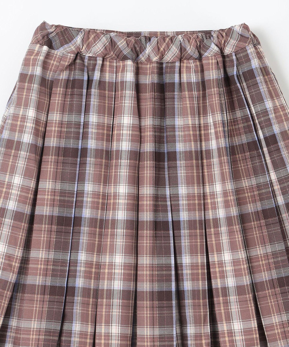 ANY KIDS チェック プリーツ スカパン 