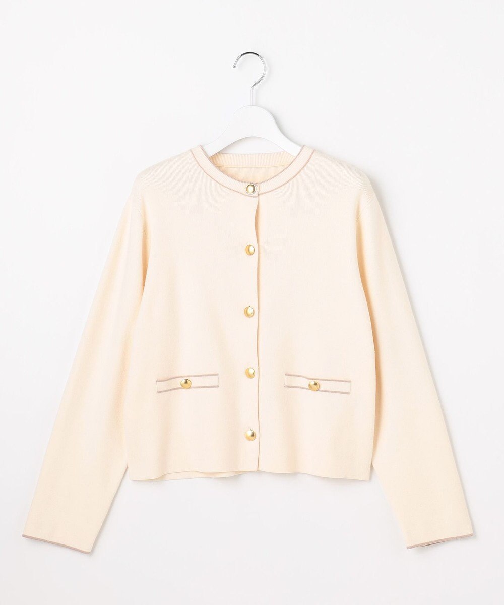 ANY SIS L CICA加工 ニット ジャケット 