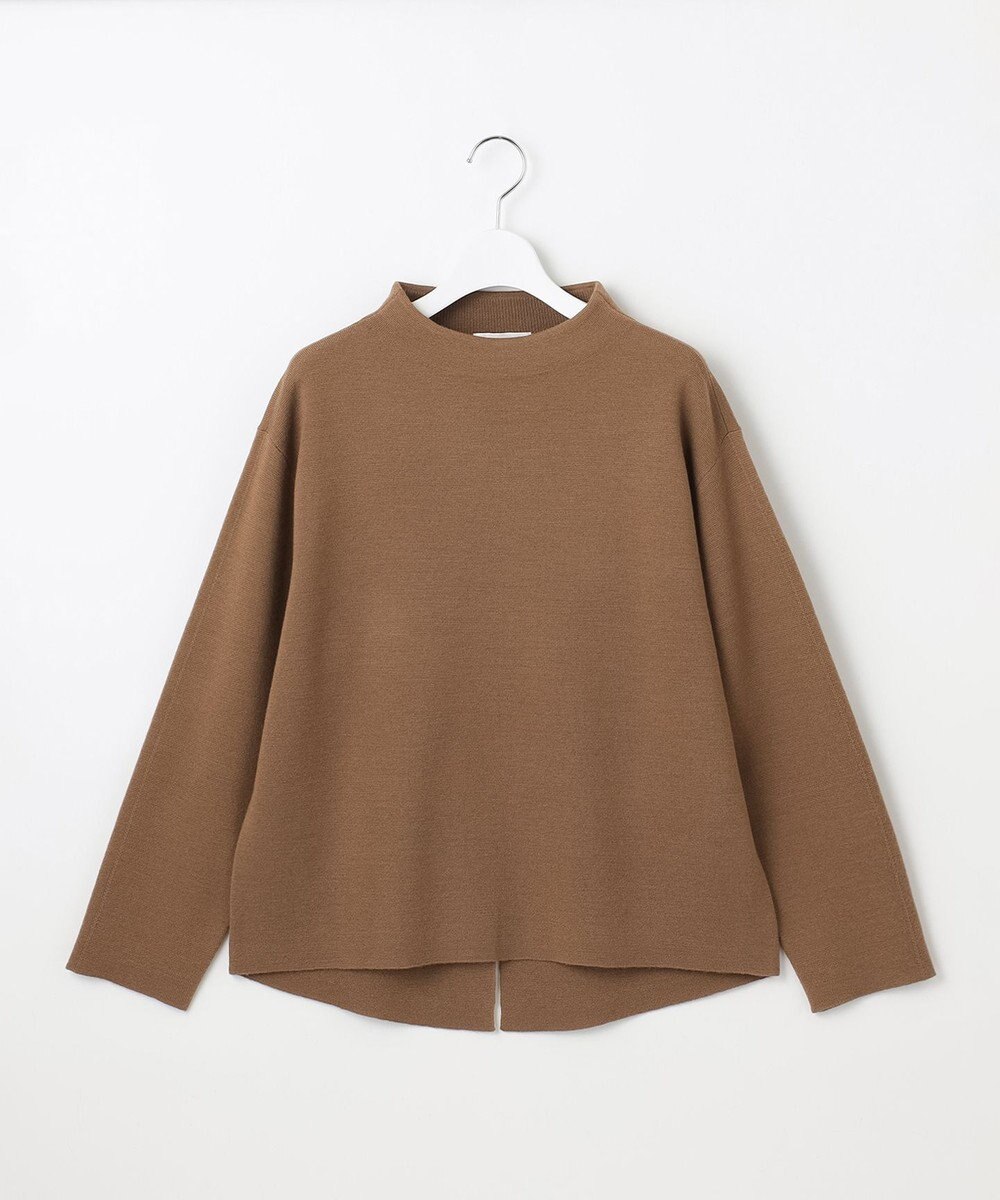 自由区 【セットアップ対応】ウールミラノボトルネック ニット 