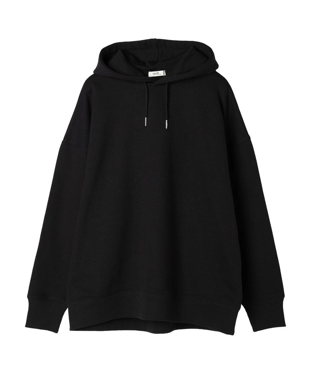 earth music&ecology スウェットルーズパーカー 