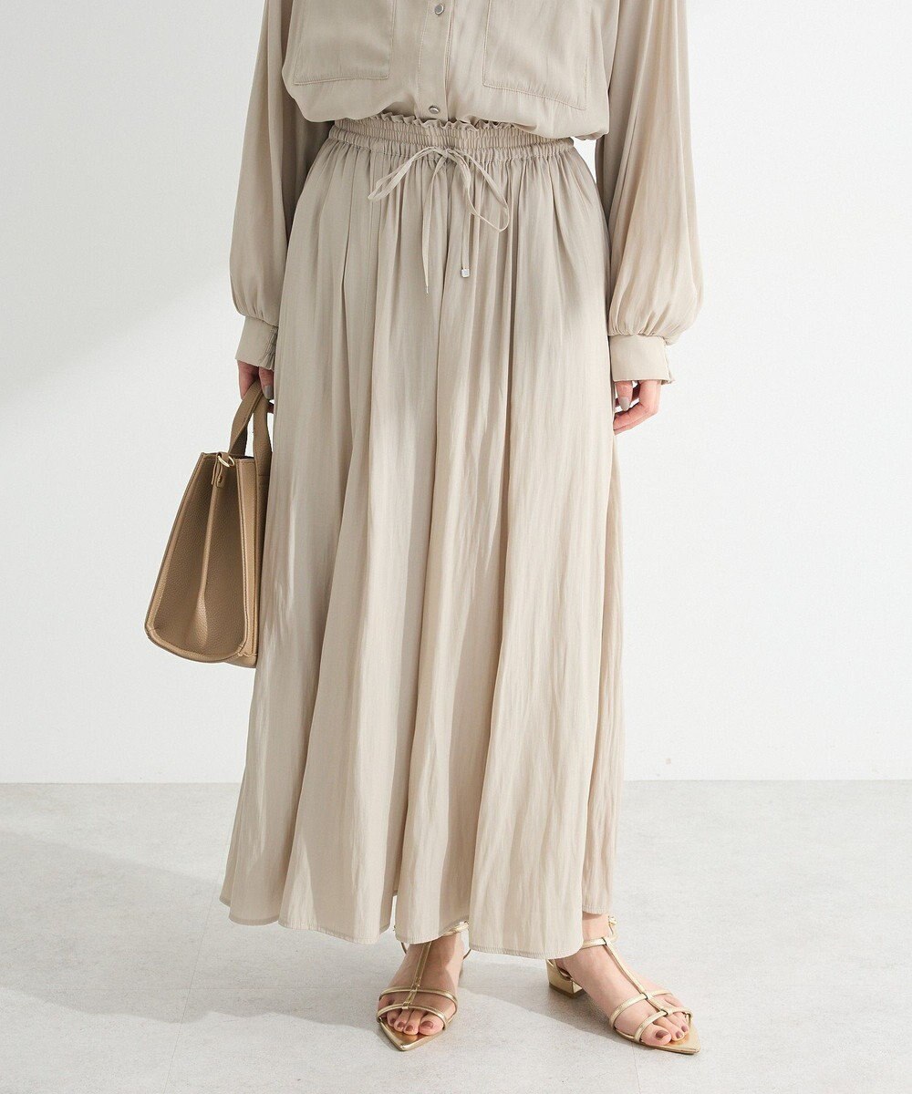 Green Parks サラフレワイドパンツ（無地） 