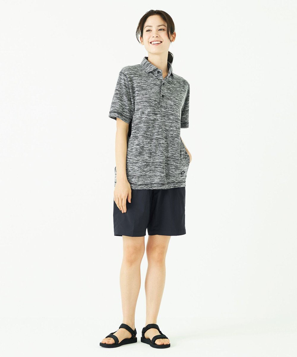 JOSEPH ABBOUD MOUNTAIN ランダムスラブリップル ポロシャツ 