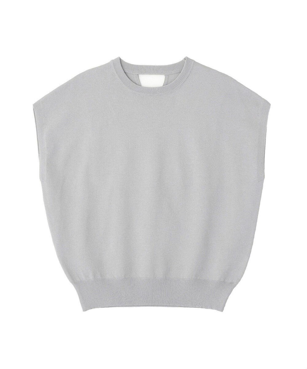 AMERICAN HOLIC 【WEB限定】接触冷感ラメフレンチスリーブニットプルオーバー 
