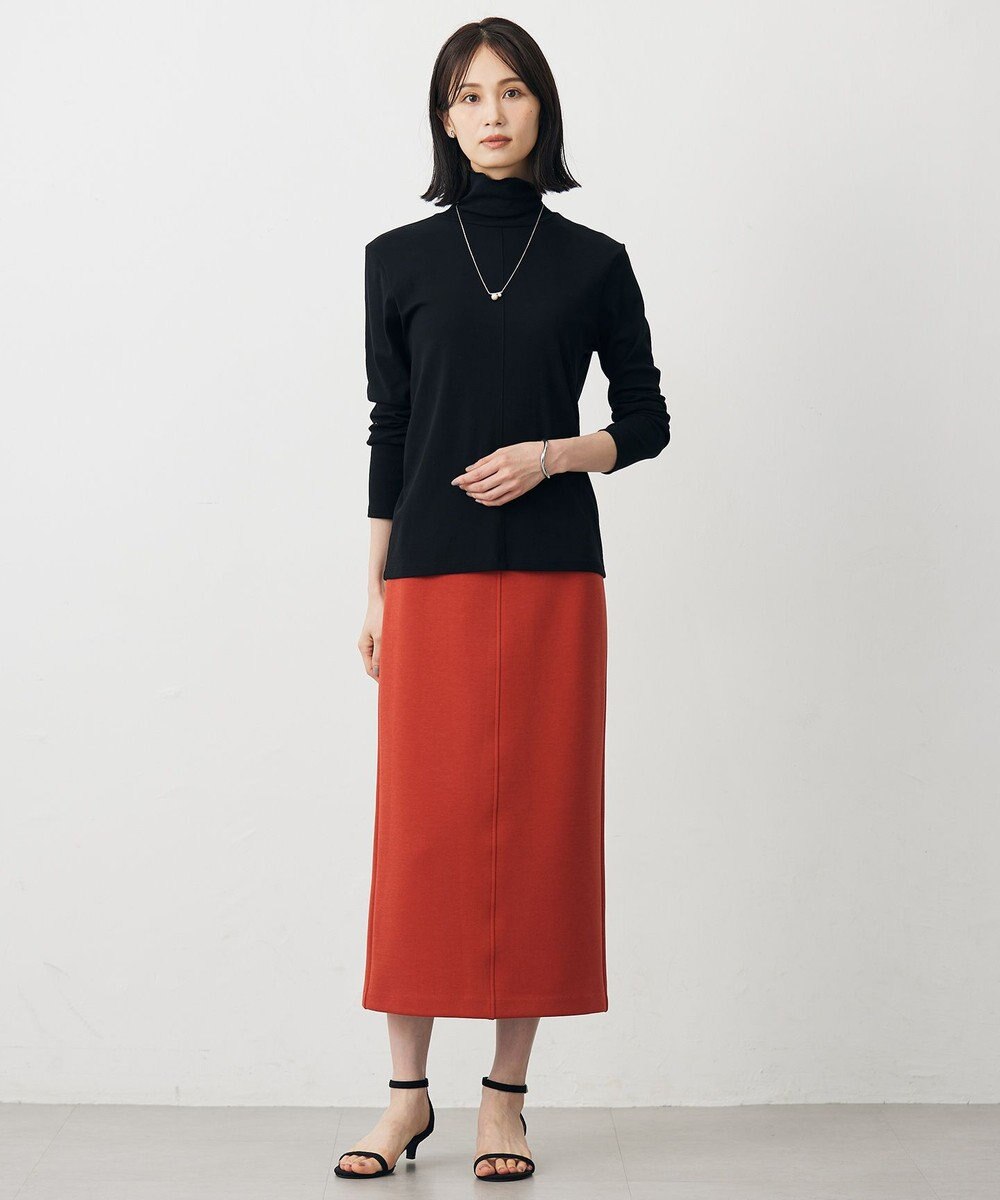 J.PRESS LADIES L タートルジャージー カットソー 