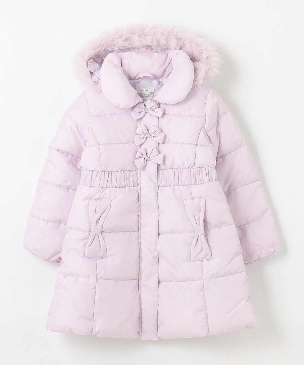 ANY KIDS 【洗濯機OK】中綿Aラインロングコート 