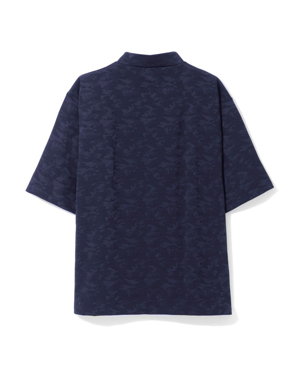 ZERO HALLIBURTON カモフラージュ柄 ジャガードモックネックシャツ ZHG-A4A 2a 82852 ゴルフウェア 