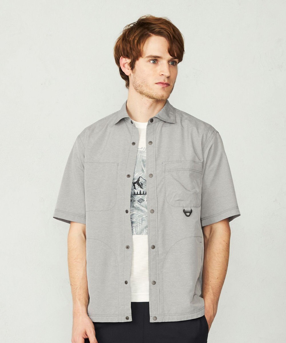 JOSEPH ABBOUD MOUNTAIN 【UNISEX】3Dエンボス シャツ 