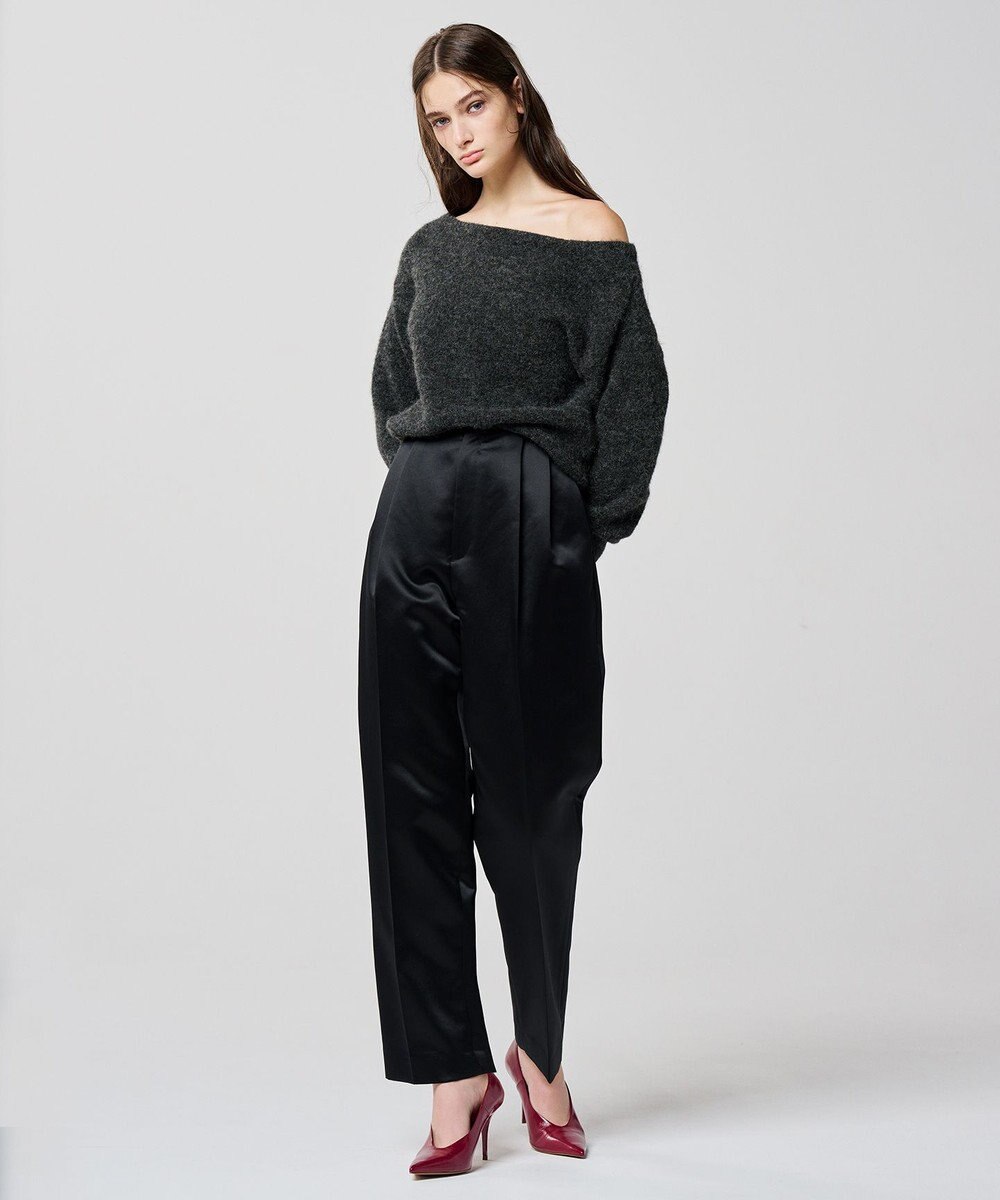 uncrave ラスターサテン パンツ（uncrave WHITE） 