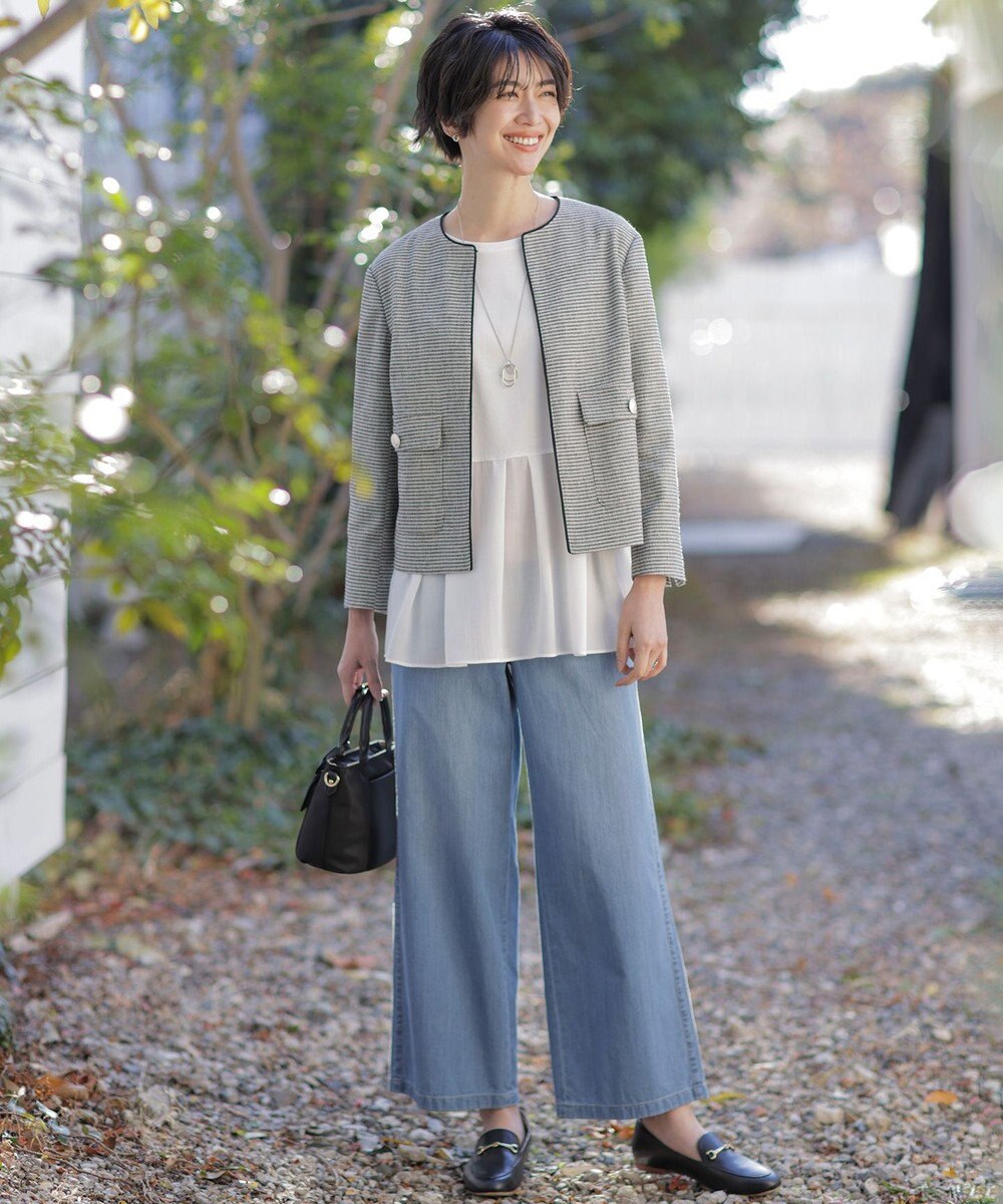 J.PRESS LADIES リングコンビ ネックレス 