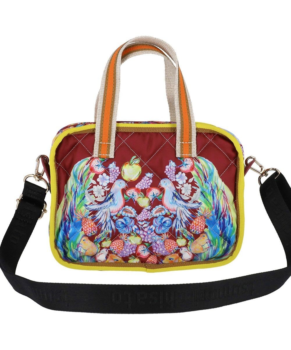 tsumori chisato CARRY tcアニマルキルト ショルダーバッグ ミニボストン 