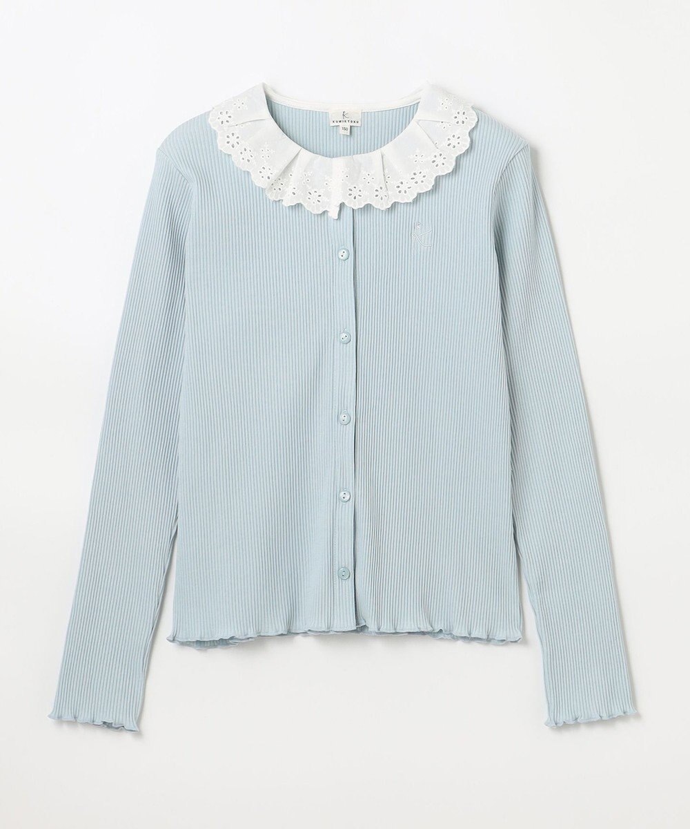 組曲 KIDS 【150-160㎝】フリルリブ2WAY トップス 