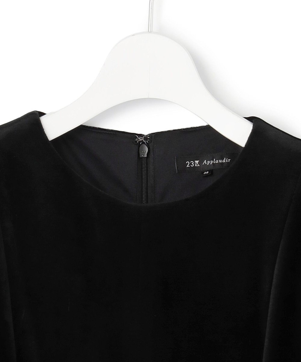 23区 【APPLAUDIR】ベロアコンビ ドレス 