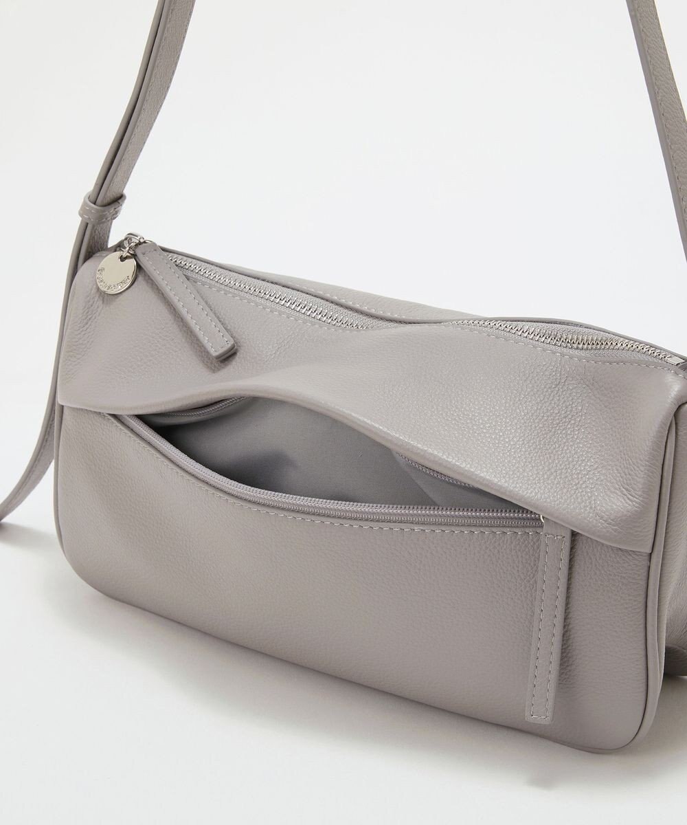 TOPKAPI 【Breath TOPKAPI】SUPPLE サプル シボレザー スワローマチ ワイド ショルダーバッグ 