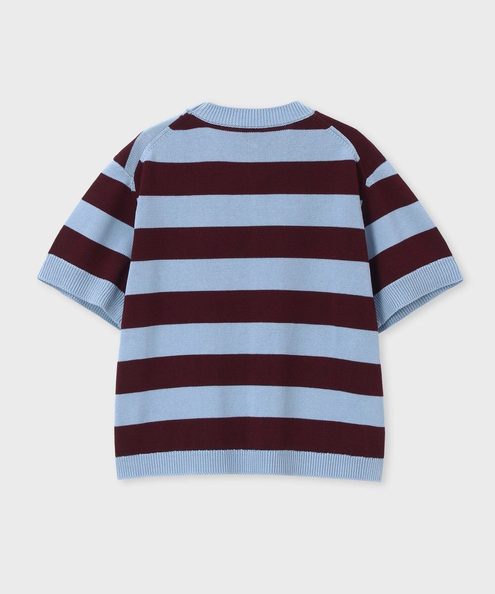 Paul Smith ボーダー プリント 半袖ニット 