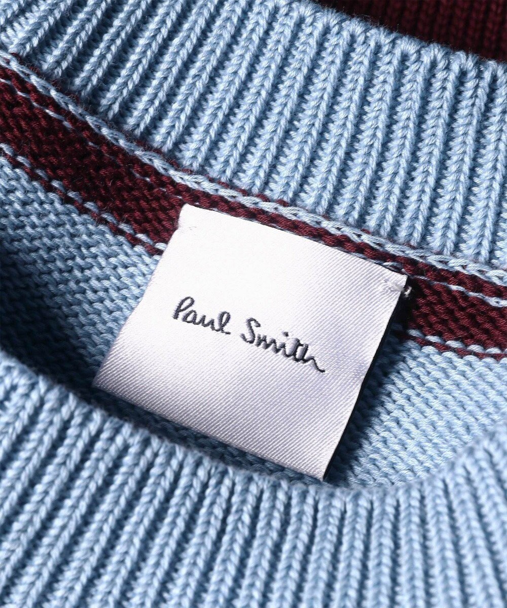 Paul Smith ボーダー プリント 半袖ニット 