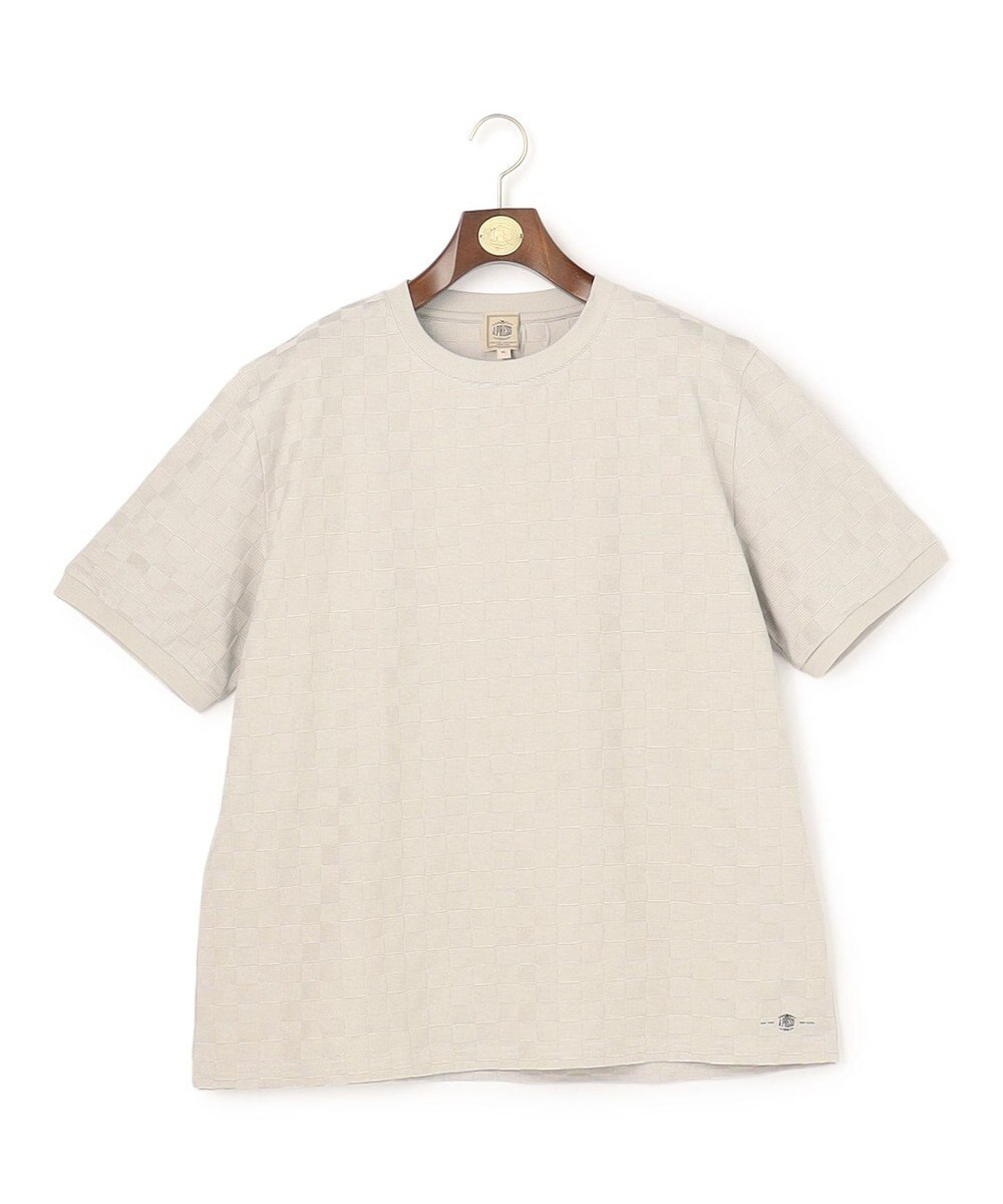 J.PRESS MEN 【KING SIZE / 接触冷感 / 吸水速乾】【J.PRESS PREMIUM JERSEY】アーガイルリンクス Tシャツ 