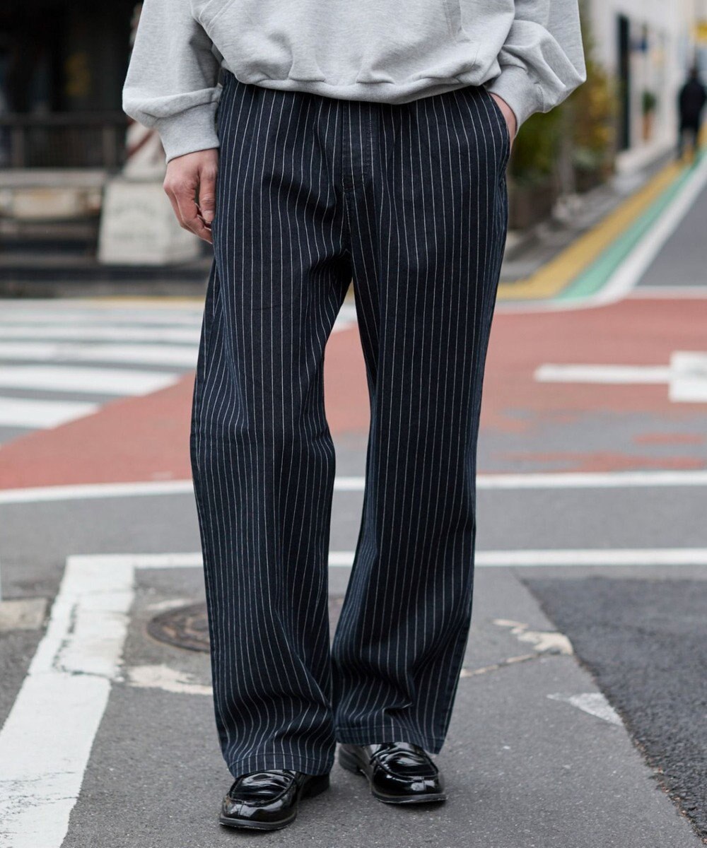 WEGO 【ユニセックス着用ITEM/XSSMLサイズ展開/ウエストゴム】ユルフィットコットンイージーパンツ 