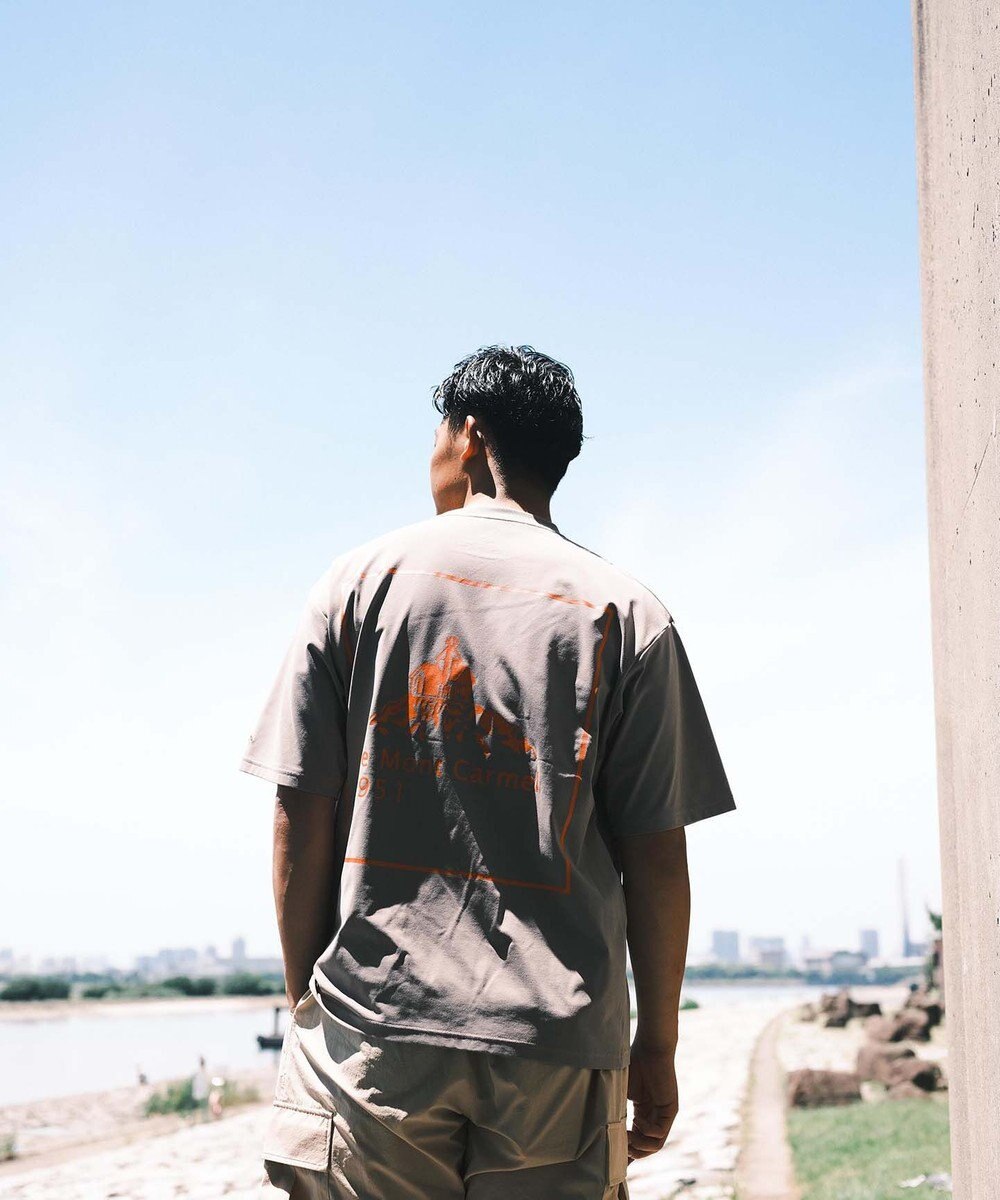 SHARE PARK MENS 【UVカット・吸水速乾・ストレッチ・軽量 】バックプリントポケットTシャツ（L・XLサイズ） 