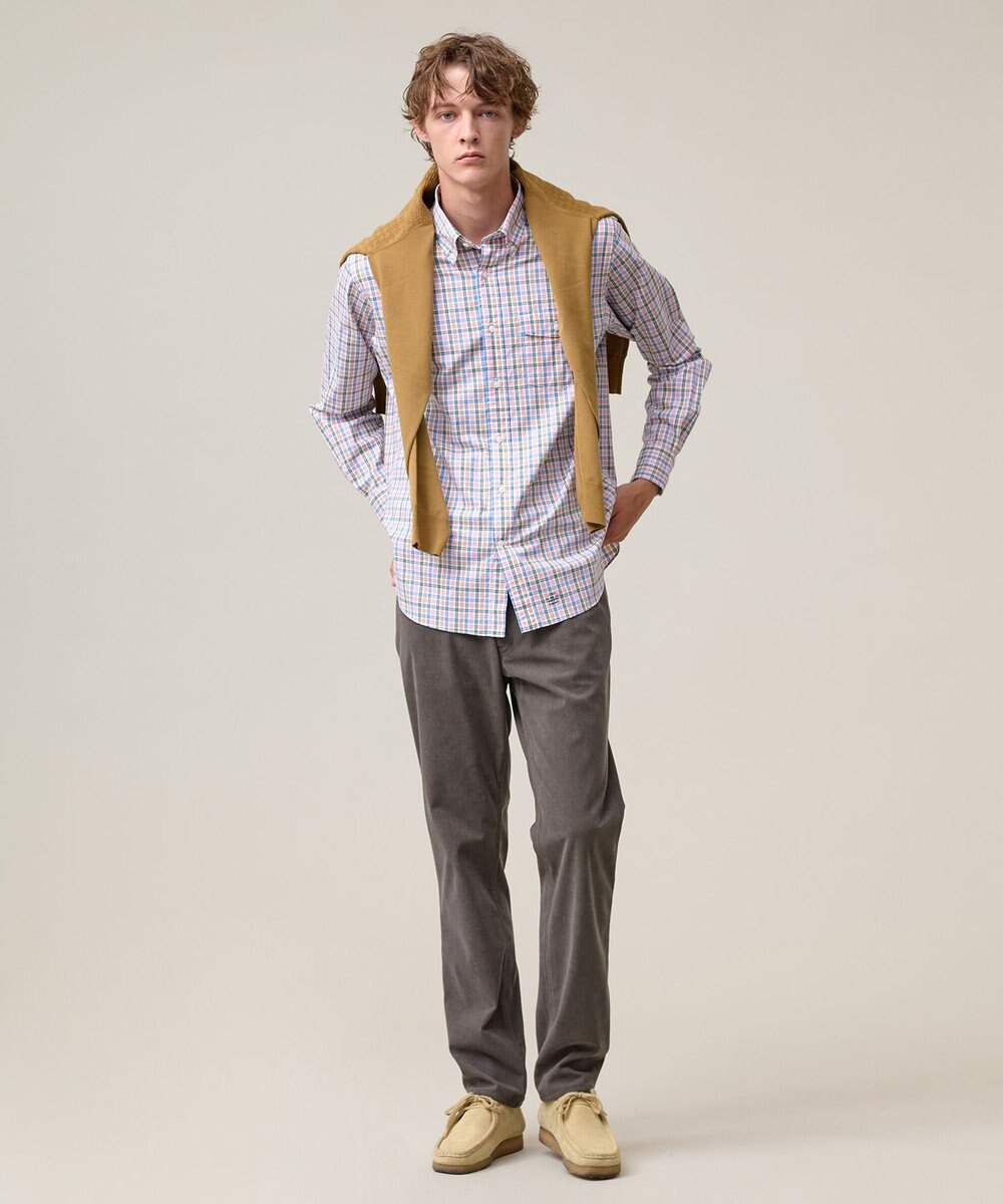 J.PRESS MEN 【ストレッチ】トリコットコーデュロイ5ポケット パンツ 