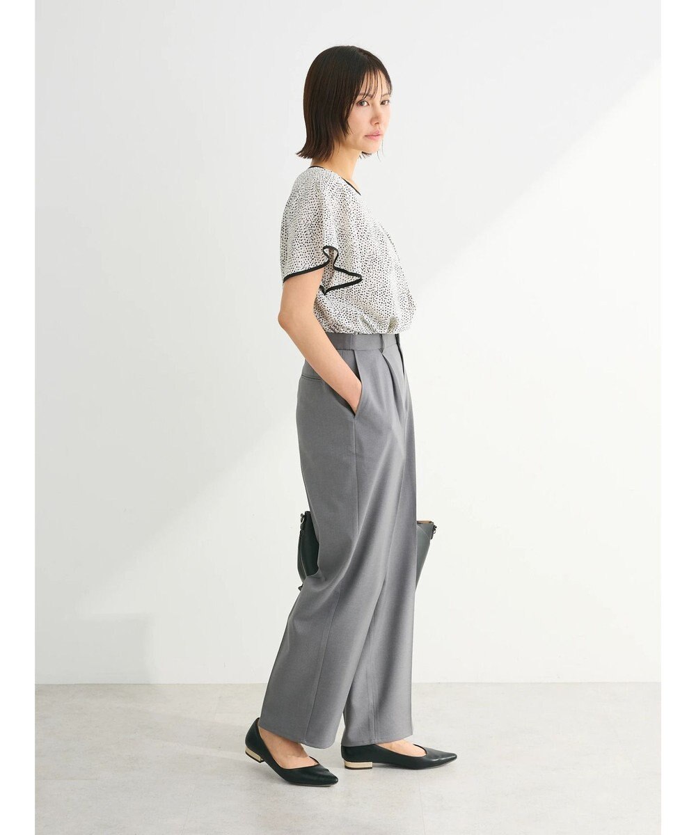 Green Parks きれいシルエットパンツ（ワイドストレート） 