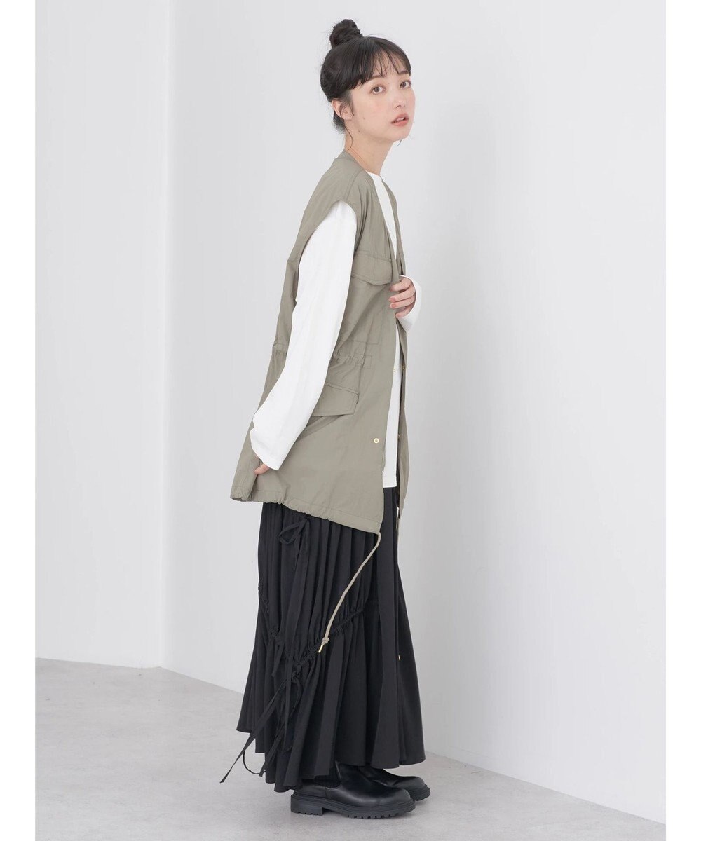 earth music&ecology ドロストコードジレ 