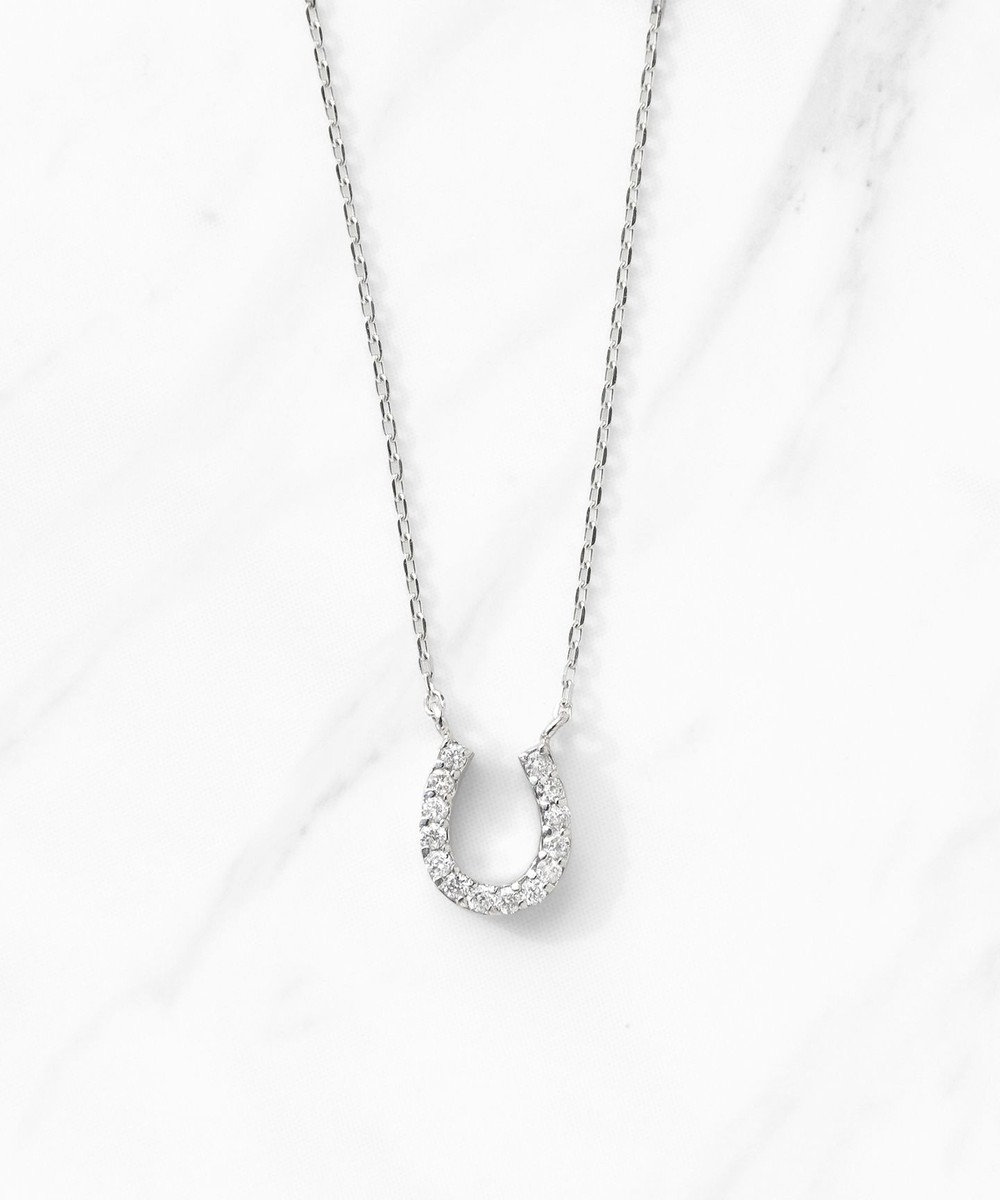 TOCCA 【WEB限定】DIAMOND HORSESHOE PLATINUM NECKLACE プラチナ ダイヤモンド ネックレス プラチナ