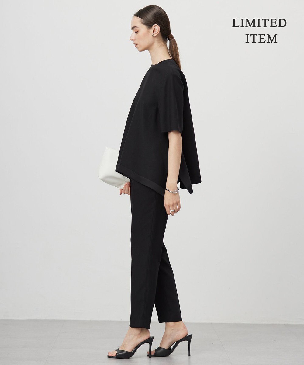 ICB L 【WEB限定・UVケア・速乾・洗える】 FluidBackSatin  Tブラウス 