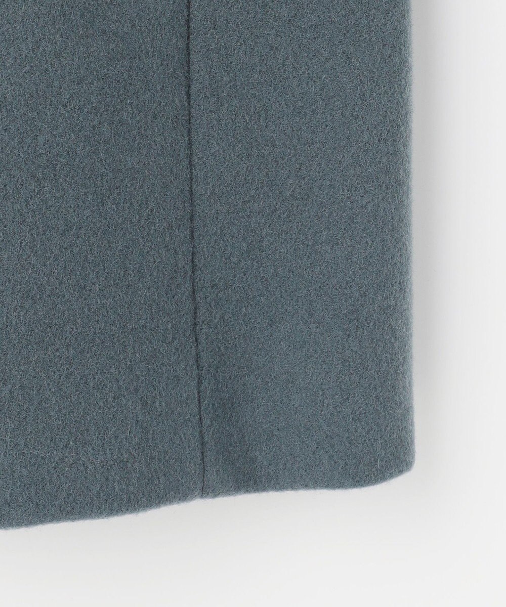 J.PRESS LADIES ショートビーバー ミディ丈 スタンドカラー コート 