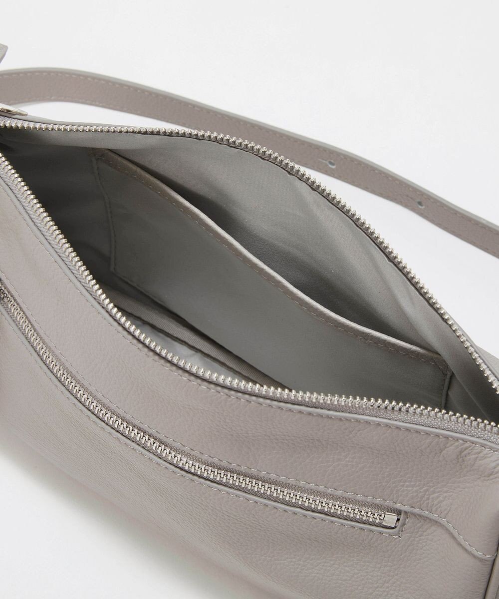 TOPKAPI 【Breath TOPKAPI】SUPPLE サプル シボレザー スワローマチ ワイド ショルダーバッグ 