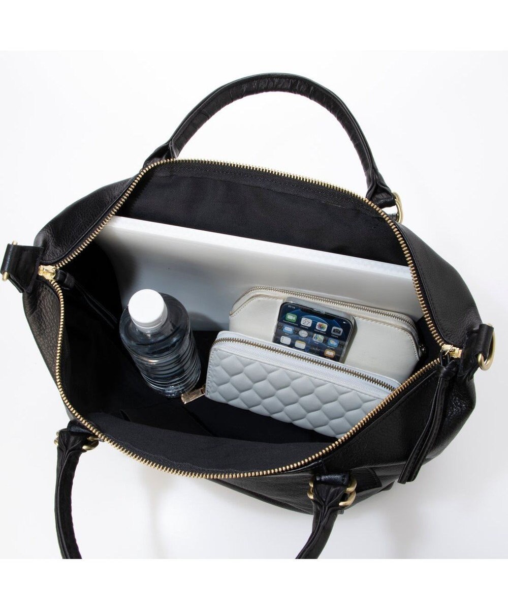 UNBILLION ペルケ perche / ガーメントレザー・サスティナブル2wayボストンS 