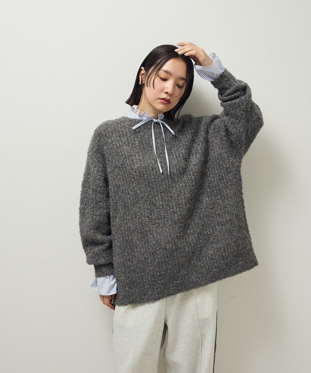 Green Parks フリルカラーインナーシャツ 