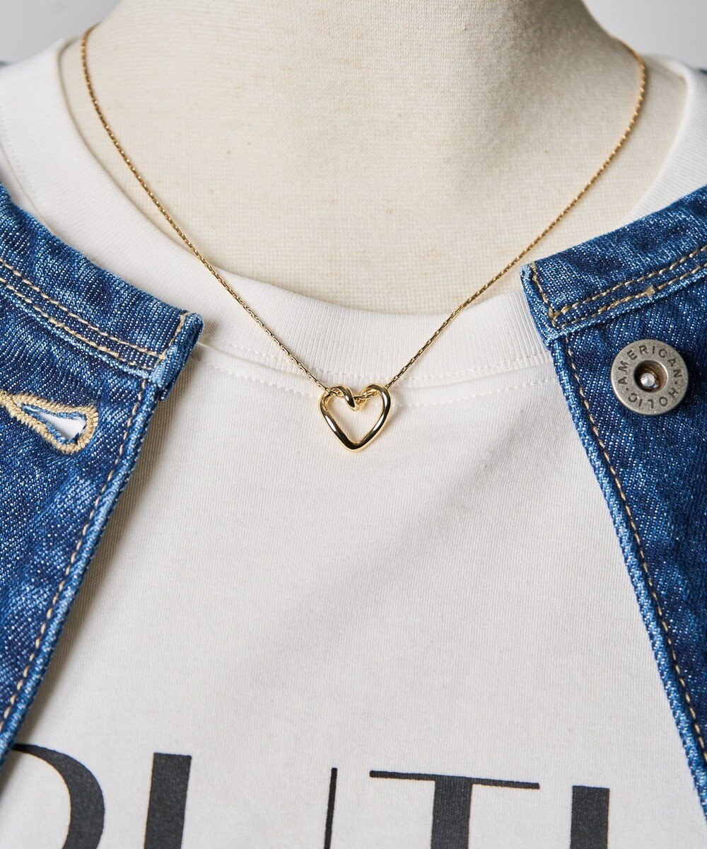 AMERICAN HOLIC ツイストハートネックレス 