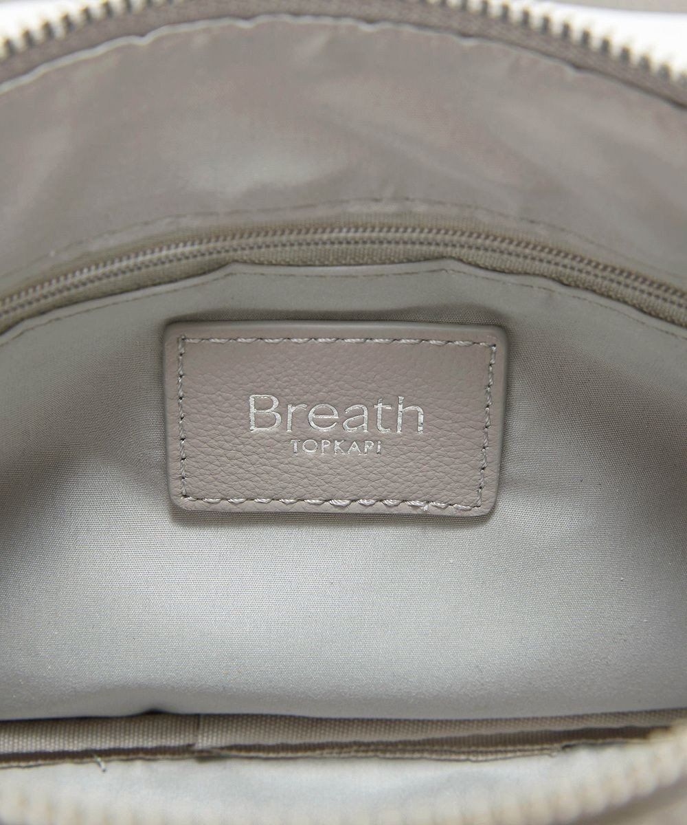 TOPKAPI 【Breath TOPKAPI】SUPPLE サプル シボレザー スワローマチ ワイド ショルダーバッグ 