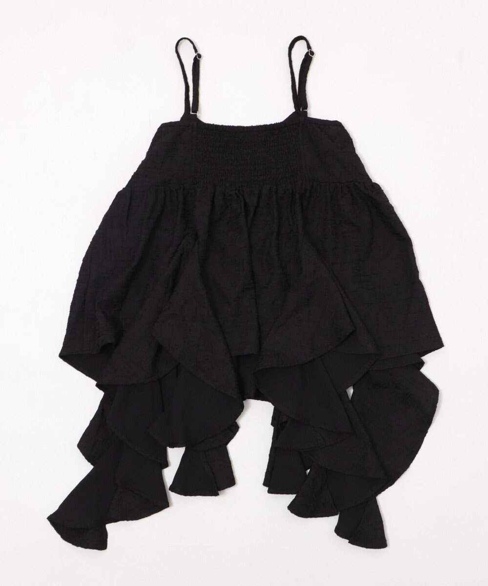 WEGO イレヘムフリルキャミワンピース 