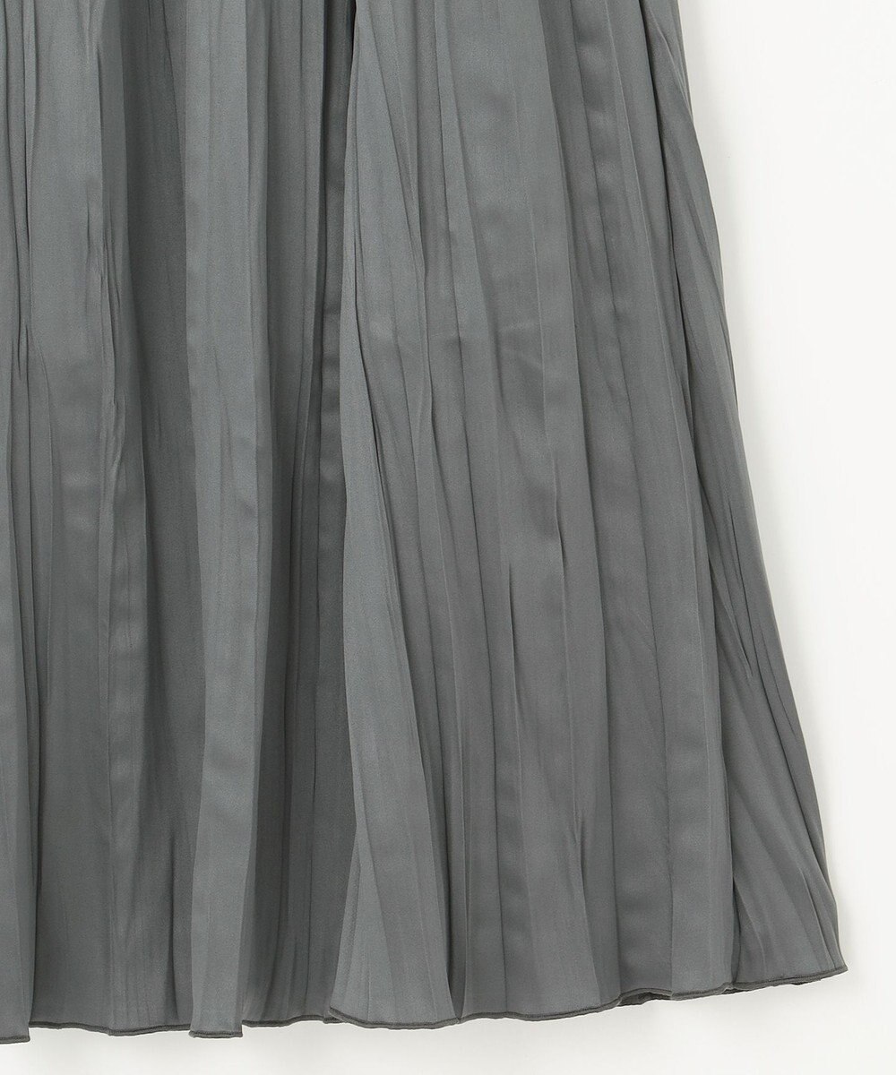 23区 【SLOW/一部店舗限定】リンクルサテン スカート 