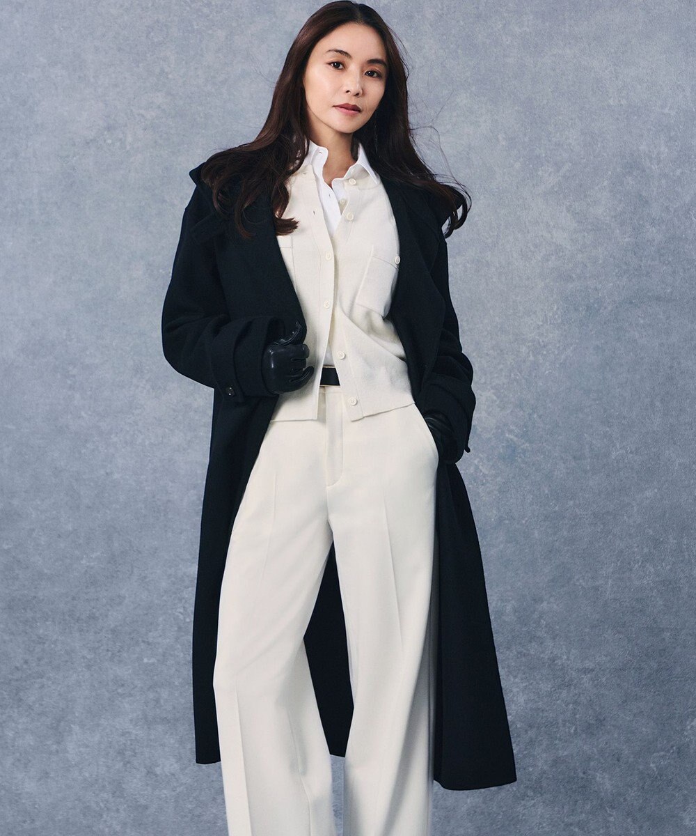 23区 L 【滝沢眞規子さん着用】コットンカシミヤ ポケット カーディガン 