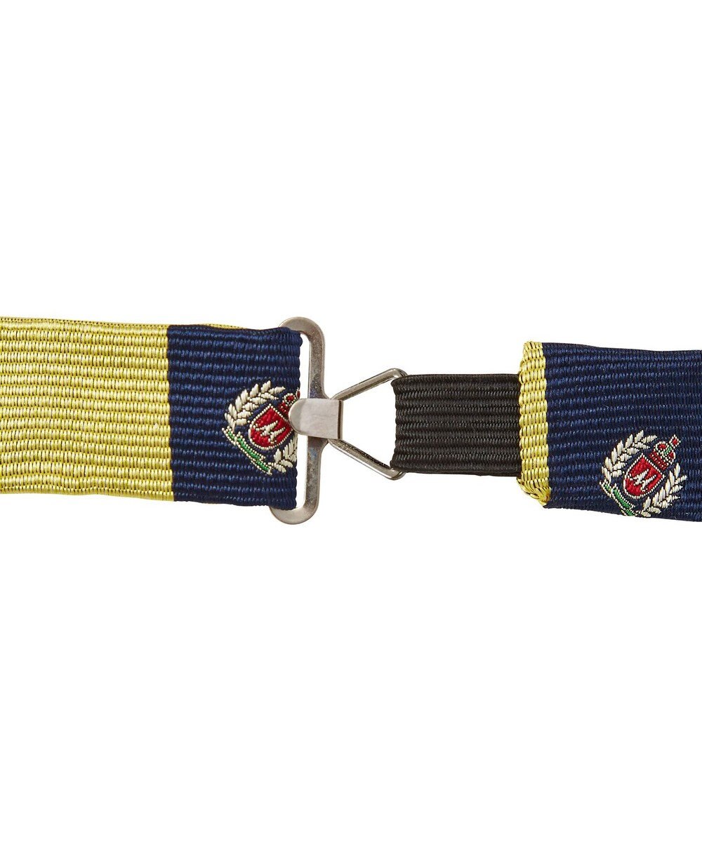 MIKI HOUSE HOT BISCUITS 【ミキハウス】 ストライプ×クレスト柄 ネクタイ 