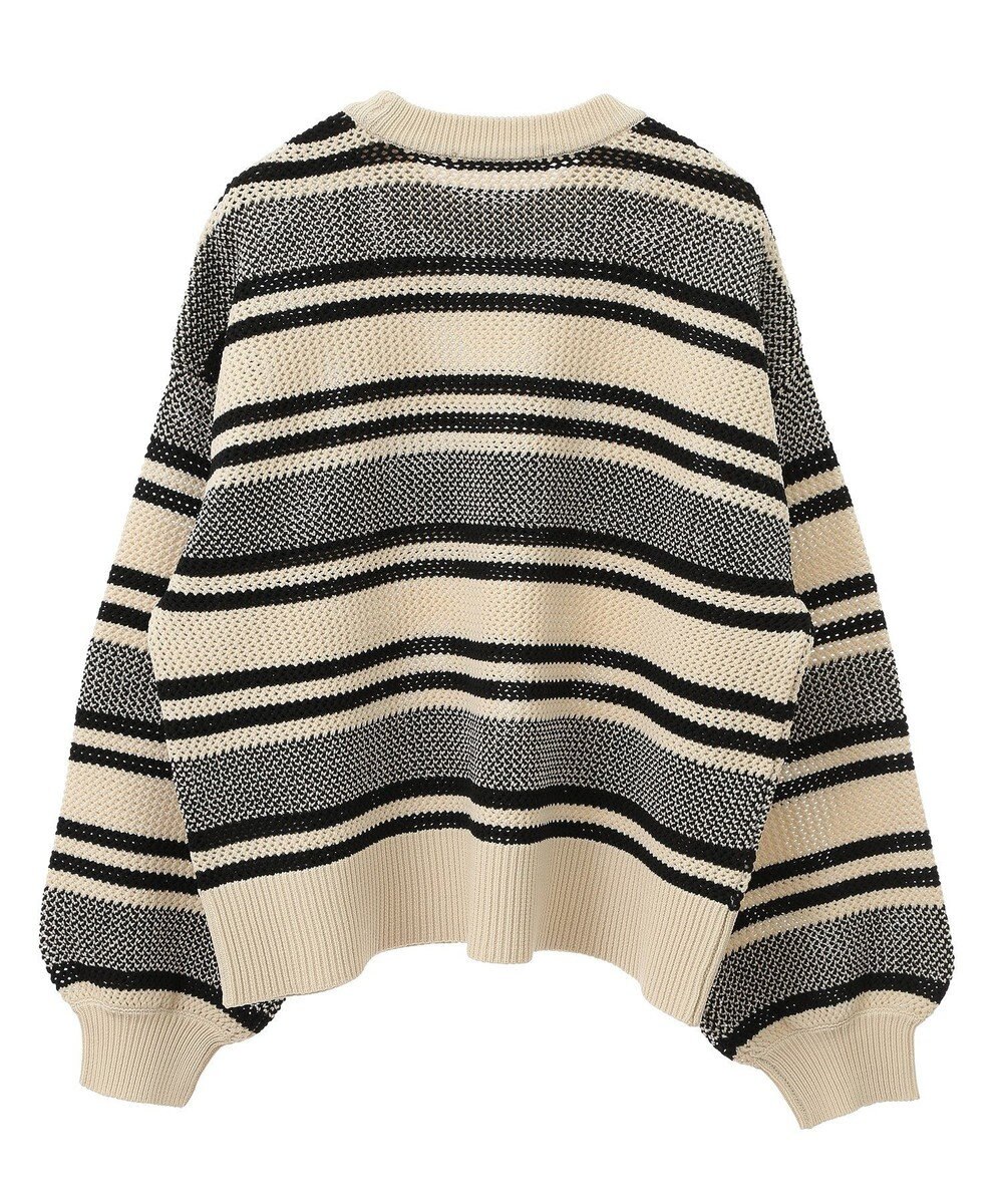 Green Parks ランダムボーダーニットプルオーバー 