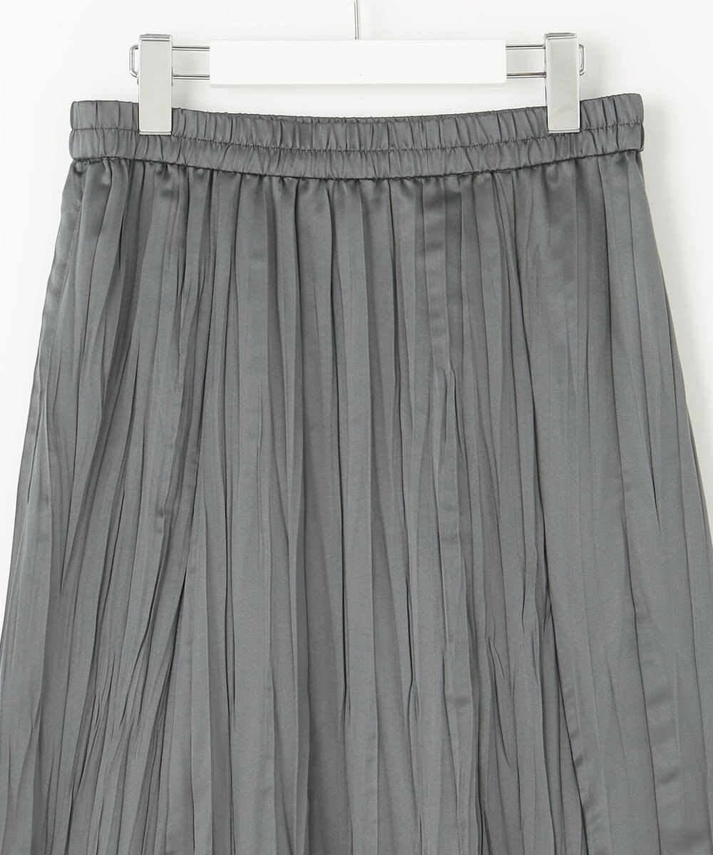 23区 【SLOW/一部店舗限定】リンクルサテン スカート 
