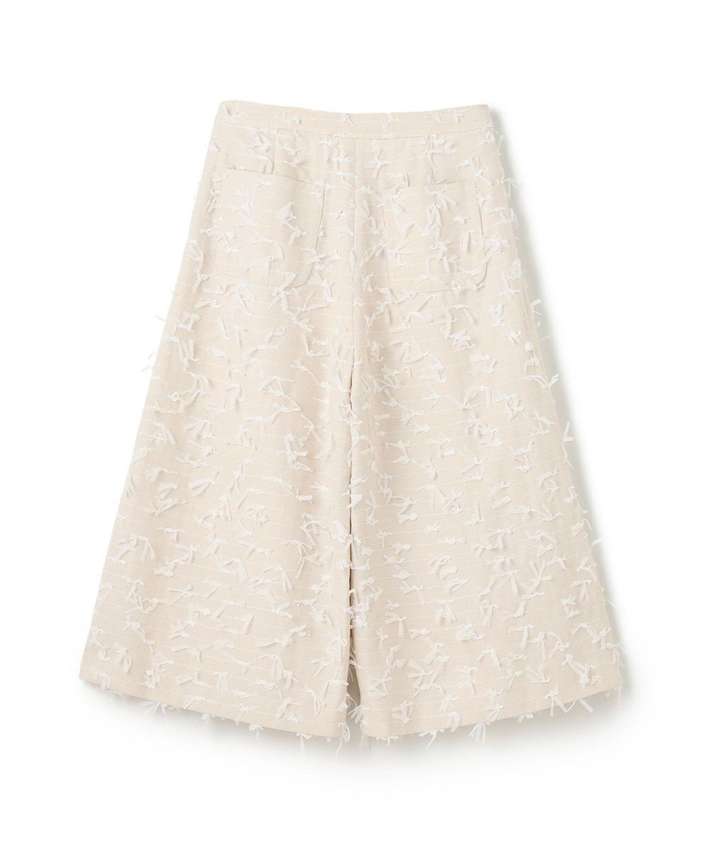 GRACE CONTINENTAL リボンヤーンフレアパンツ 