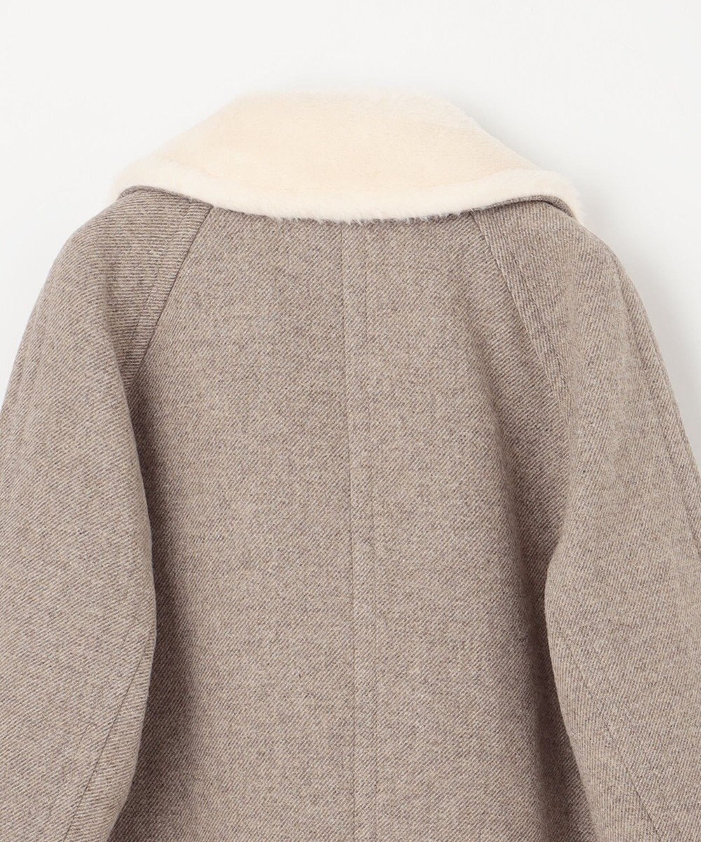 GRACE CONTINENTAL ボアカラーPコート 