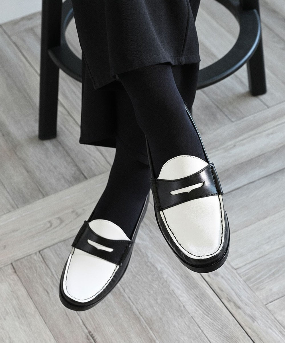 APOM 本革ペニーローファー 25 