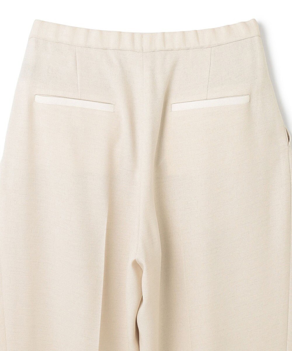 uncrave リネンライクツイル テーパードパンツ 