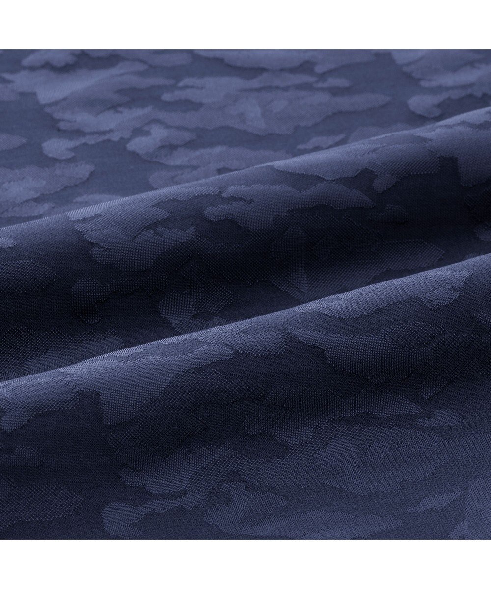 ZERO HALLIBURTON カモフラージュ柄 ジャガードモックネックシャツ ZHG-A4A 2a 82852 ゴルフウェア 