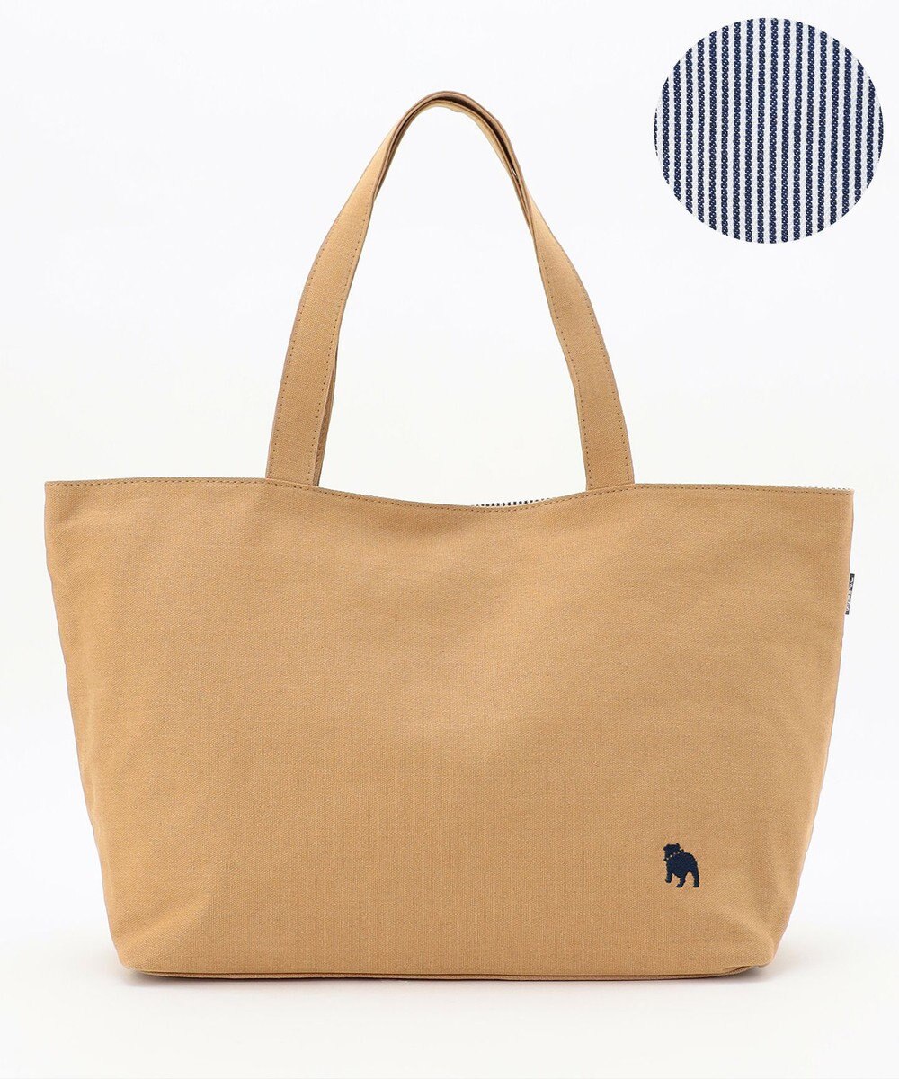J.PRESS LADIES 【完全受注生産】ポーチ付き キャンバス トートバッグ 