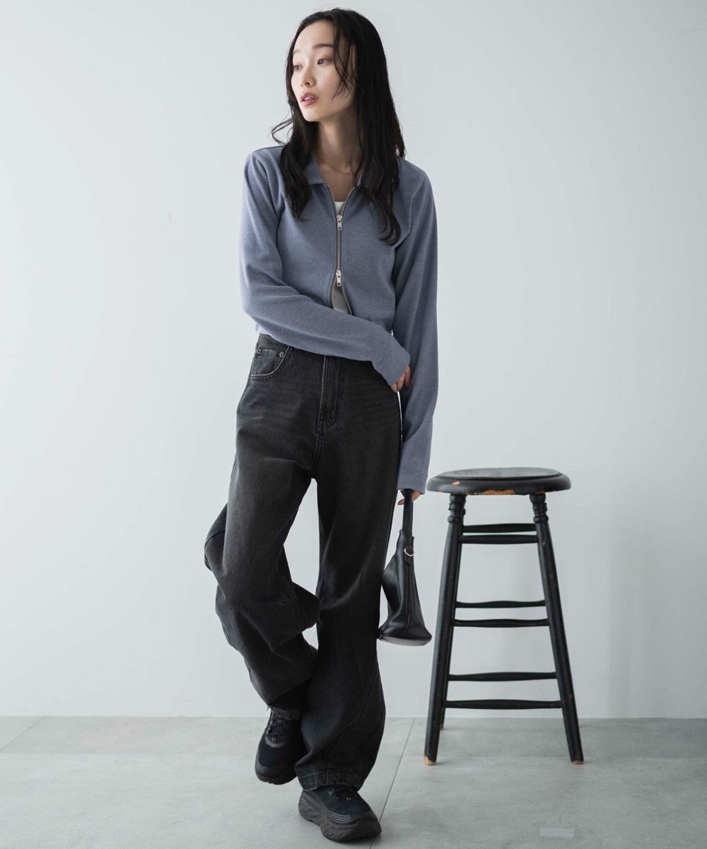 WEGO カーブデニムパンツ 